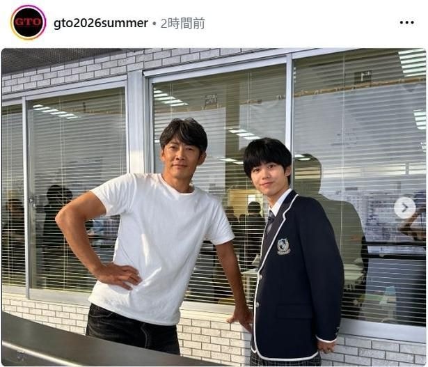 【写真】反町隆史&川口和空、寄り添う仲良しツーショット