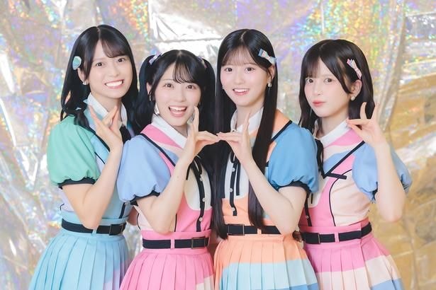 AKB48の新井彩永、佐藤綺星、八木愛月、川村結衣(写真左より)
