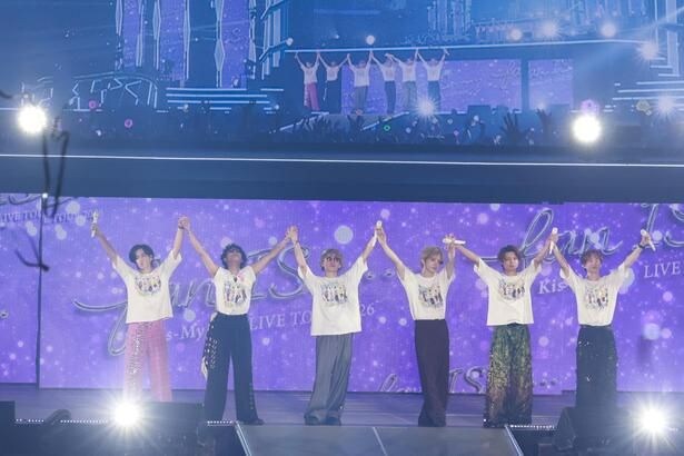 ラストは「俺たちとみんなでKis-My-Ft2」と叫び、会場が一つに！