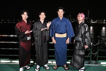 佐久間大介＆渡辺翔太＆宮舘涼太、鈴木亮平と共に浴衣姿で屋形船ツアーへ　岡田将生へのサプライズも＜江戸川会＞