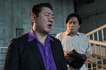 ＜大追跡＞錦鯉・渡辺隆、銃の密売人役がピッタリ　元ヤクザ・金田明夫“住崎”を説く光石研“葛原係長”に「渋かっこいい」の声