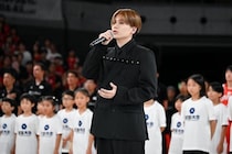 BE:FIRST・MANATO、男子日本代表戦で国歌独唱「感慨深い」