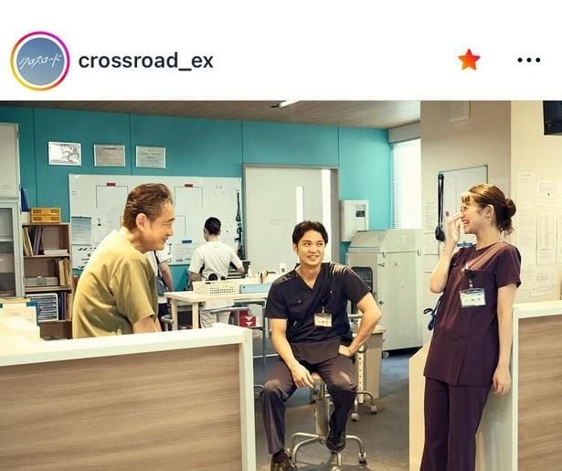 【写真】まるで職場の花…今田美桜＆磯村勇斗＆船越英一郎、笑顔