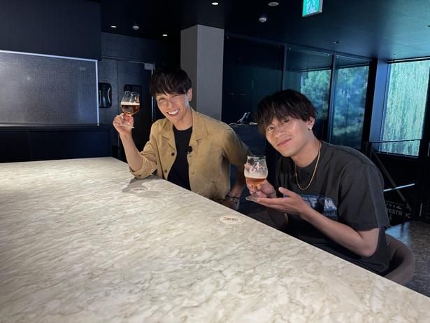 LDH・BALLISTIK BOYZ深堀未来がクラフトビールの奥深さを体験＜シャイニングタイム-週末 大人の趣味時間-＞