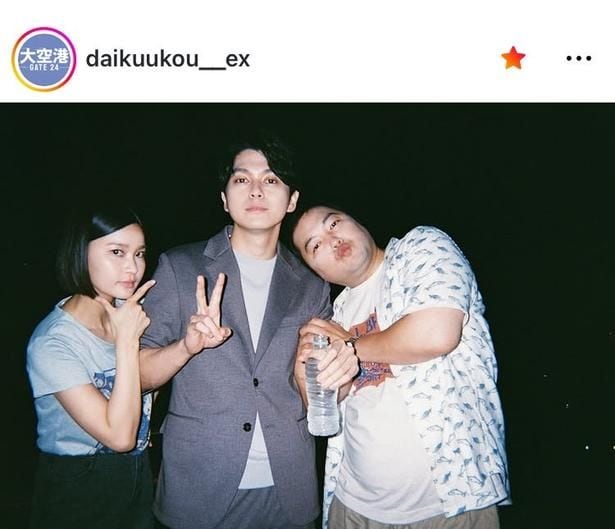 【写真】眞栄田郷敦&加治将樹&椿原愛、密着ポーズ