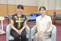 石川佳純×張本美和対談　日本女子のエースが石川に語った決意「やっぱり4種目で金メダルを取れるように」＜アジア大会＞