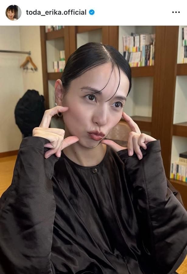 【写真】“茶目っ気たっぷり”な表情…戸田恵梨香、愛らしい誕生日報告