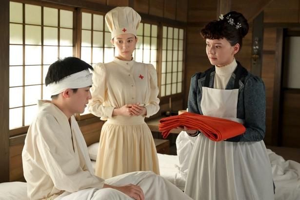 捨松(多部未華子)は自ら看護をする