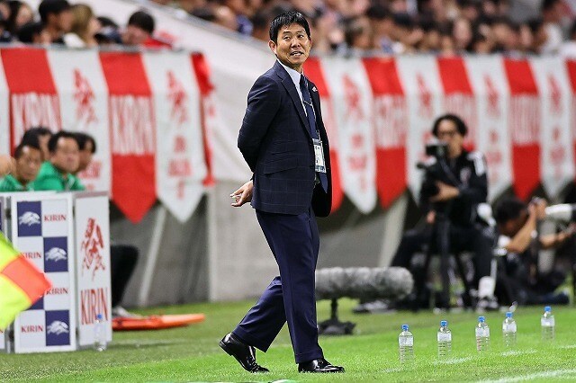 森保監督がパラグアイ戦のスタメン選考の意図を説明。起用法で９月アメリカ遠征との違いにも言及「今回はベースのベストがあって…」【日本代表】