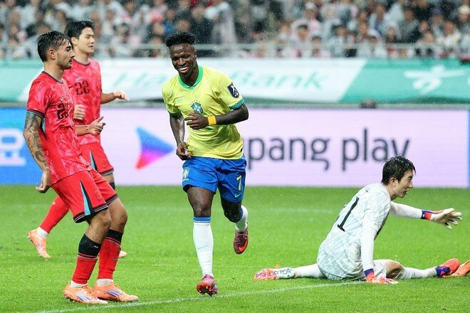 「韓国をまったく寄せつけなかった」セレソンが大量５ゴールで圧勝。自国メディアは満足げ「技術的な差が明確だった」