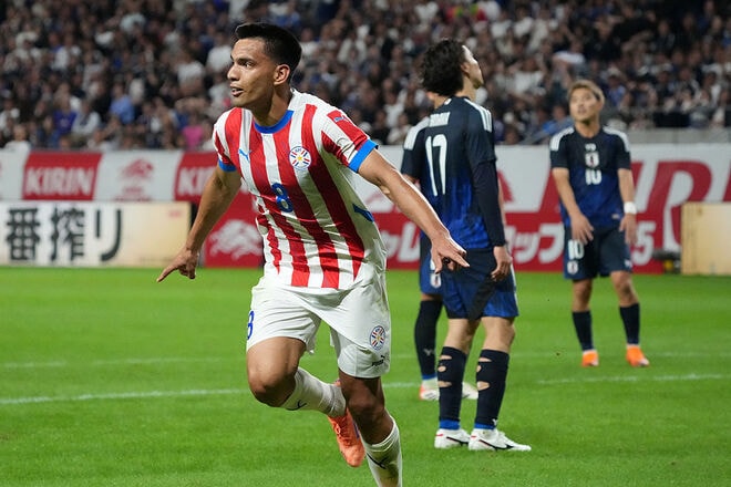 「びっくりした」２点目を決めたパラグアイ代表MFに日本代表戦士が“本音”。パリ五輪で対戦→プレミアへ移籍「負けたような印象の選手はいなかった」