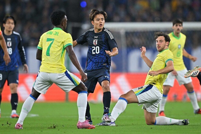 森保ジャパン、強豪ブラジル相手に決定機は作るも…一瞬の隙を突かれてエンリケ＆マルチネッリの得点許す。０－２ビハインドで後半へ