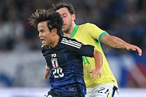 キレのあるドリブルもあったが…。”ベストの久保建英”をブラジル戦で見たかった【日本代表】