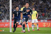 ついに勝ったぞ！ 森保ジャパンが王国ブラジルに歴史的初勝利！ ２点ビハインドから南野、中村、上田弾で逆転、３－２で“超強敵”を撃破！