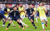 ０－２→３－０の猛反撃！なぜ日本は歴史的勝利を掴めたのか。昨季ブンデス11発FWが明かしたブラジル初撃破の背景「試合前に拓実君が…」