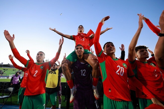 「カタールの雪辱を果たした」「歴史的快挙」モロッコが今度はフランスに勝利！ ファイナル進出にファン大興奮「まったくもってセンセーショナルだ！」【U-20W杯】