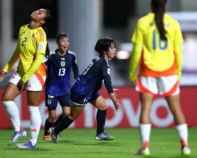 リトルなでしこ、８強進出！ 圧倒的な実力差でコロンビアを４発粉砕。次戦は北朝鮮戦【U-17女子W杯】