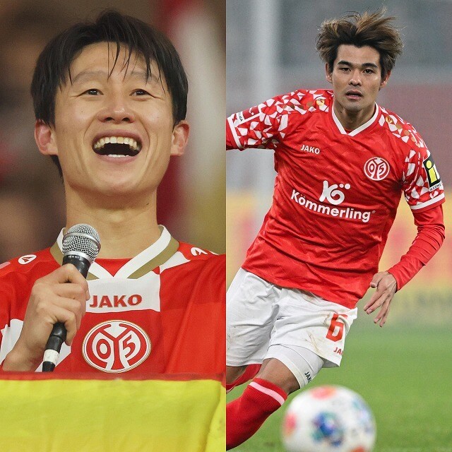 「99%カイシュウのおかげ」95分に決勝弾の韓国代表MF、絶妙アシストの佐野海舟に感謝!ブンデスで絶不調のマインツ、欧州戦線は全勝
