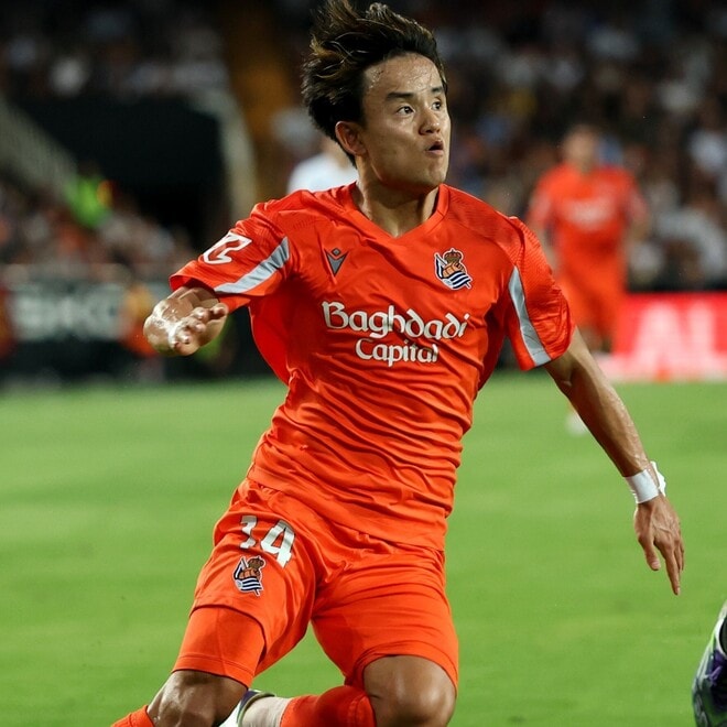 先発復帰の久保建英、超絶ボレー弾ならず…64分に早期交代　ソシエダは昇格組エルチェと１－１ドロー