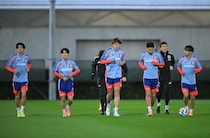 日本代表がガーナ＆ボリビア戦に向けて始動！久保建英ら６人が屋外でトレーニング