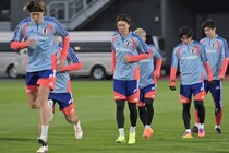 日本代表がガーナ戦に向けて３日目の練習を実施。主力MFが別メニュー