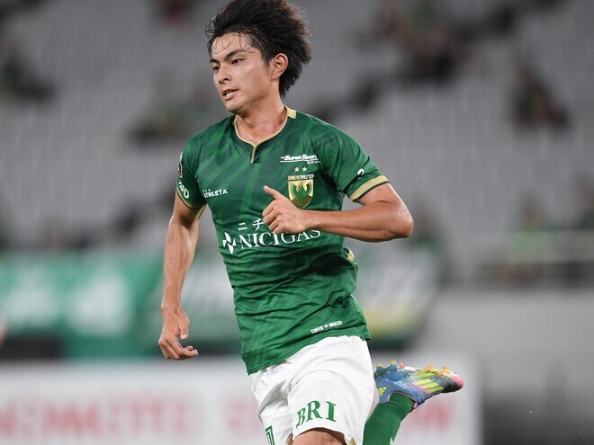 城福浩監督が称えた進歩。成長著しい東京Vの若きストライカーは“攻守一体”を表現「ミスをしてもいいから攻撃は積極的に」