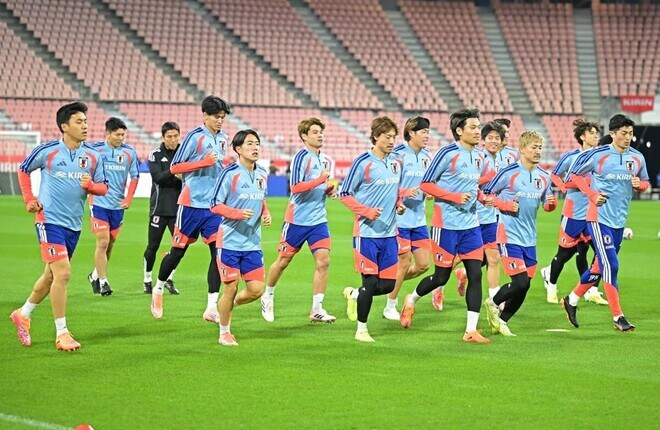 【日本代表】主力MFの鎌田大地が前日練習で別メニュー、ガーナ戦はスタメン回避へ