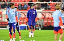 鎌田大地のみガーナ戦のキックオフ直前練習に参加せず。ベンチ入りもサポート役に徹する