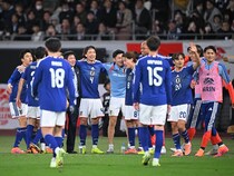 追加点直後に日本代表指揮100試合目の森保監督を祝う歓喜の輪！ キャプテン遠藤航が裏話を明かす「前半は自陣側で…」