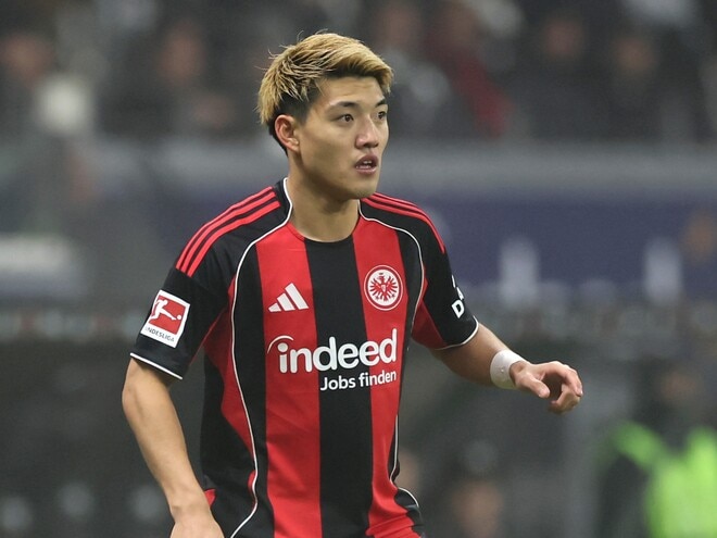 「クオリティやインテンシティは別次元」堂安律が語るCLの舞台。フランクフルトでの役割にも言及「経験のある選手として…」