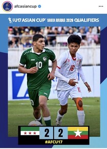 「この結果は予想外だ」「アジアの弱小国が…」“FIFAランク163位”がまさかの番狂わせ！中東の雄を撃破、本大会出場決定に海外メディアが驚愕「西アジアの強豪を凌駕した」【U-17アジア杯予選】