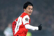 上田綺世が止まらない！また前半だけでハットトリック、リーグ戦15戦17発。エールディビジの日本人最多得点記録を更新