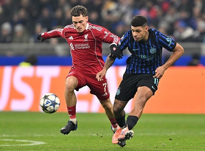 「理解できない」「怒りを感じる」リバプールのPK獲得シーンにインテル戦士は激怒「これでファウルなら、すべてPKだ」【CL】