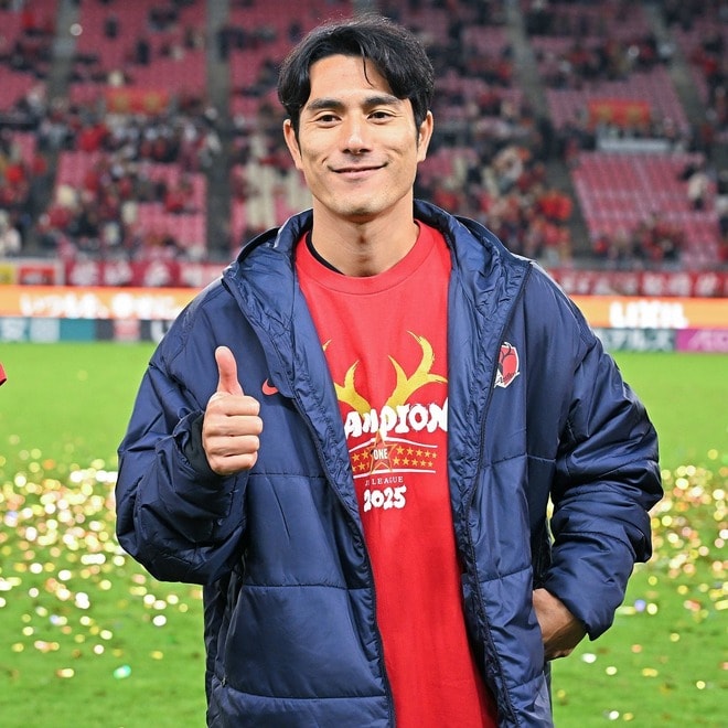 「もうFWやめました？」鹿島の知念慶が“FW卒業”宣言か。日本代表戦士の疑問に「やめた笑 けど…」