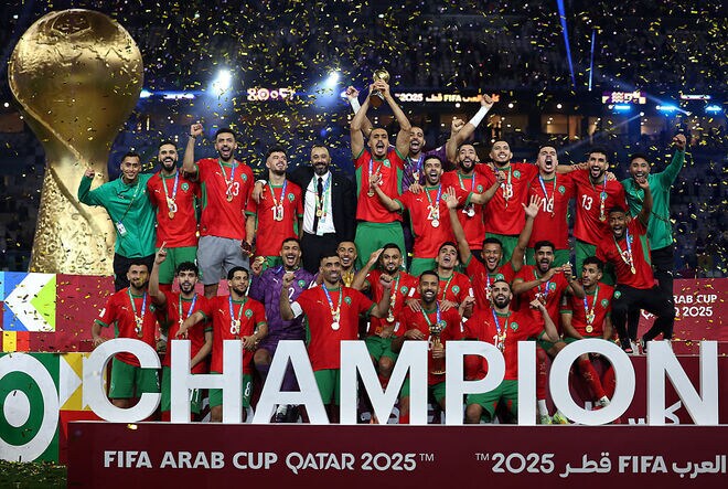 「どんだけ強いん」「2軍だったのか」“Bチーム”で優勝に衝撃!決勝でアジア2位撃破のモロッコ代表にネット戦慄!W杯32強で日本と対戦の可能性「実質スペインやん」【アラブ杯】