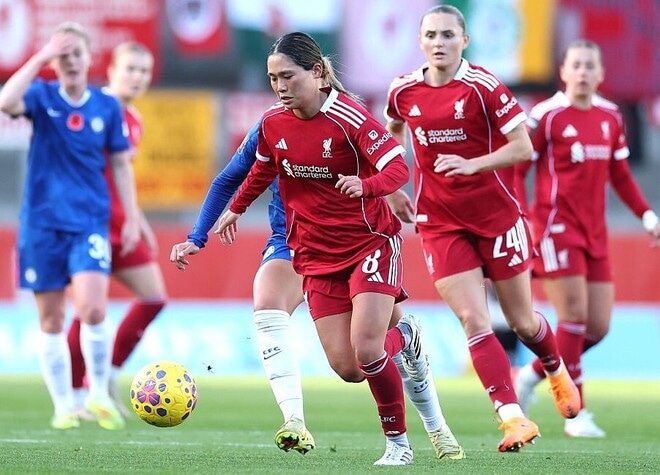 「ショックだ」「何が起きたんだ」なでしこ10番先発のリバプール女子がまさか!チェルシーに“1-9”惨敗で海外衝撃「言葉にならない。今まで見たなかで最悪の試合」