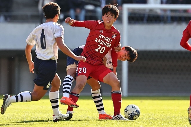 5か月で2発…東京V内定の重圧から陥ったスランプでスタメン剥奪。流経大柏の大型ストライカー大藤颯太が復活の狼煙を上げるPK弾【選手権】