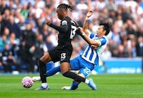 三笘薫はチャンス到来も２戦連発ならず。痛恨！ブライトンはトッテナムに２点リードを追いつかれドロー。リシャルリソンに被弾→82分にOG