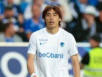 「ダイレクトで決めちゃうのやばい」ついに！伊東純也の鮮烈リーグ戦初ゴールにネット喝采！「けっこう難しい」「バウンドしてるのに当てるのうま」