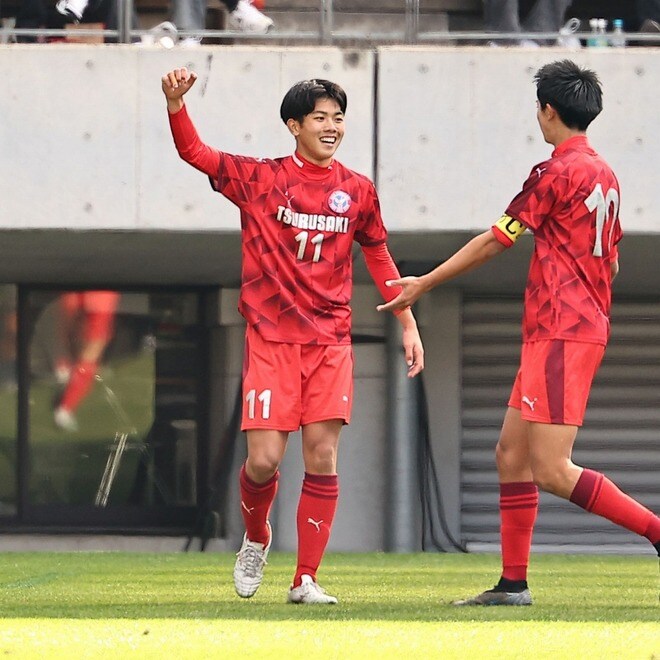 大分鶴崎の２年生FWが圧巻の３戦連発！ 縦パスに抜け出して冷静フィニッシュ。昨年の準優勝チーム相手に先制弾【選手権】