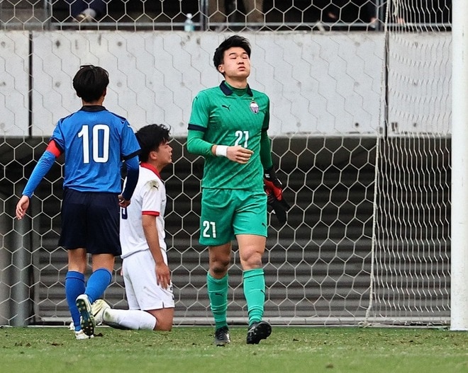 トミイチ守護神、サッカー人生最後の一日。卒業後は地元の企業に就職「今日みたいな試合を思い出して頑張っていこうと思います」【選手権】