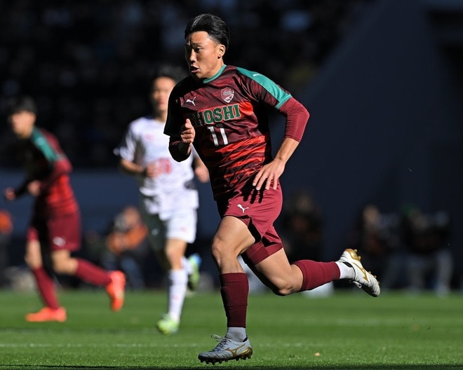 「本当に良いライバル」のアシストで１ゴール。尚志FW岡大輝が実感「根木の存在はこの３年間大きかった」【選手権】