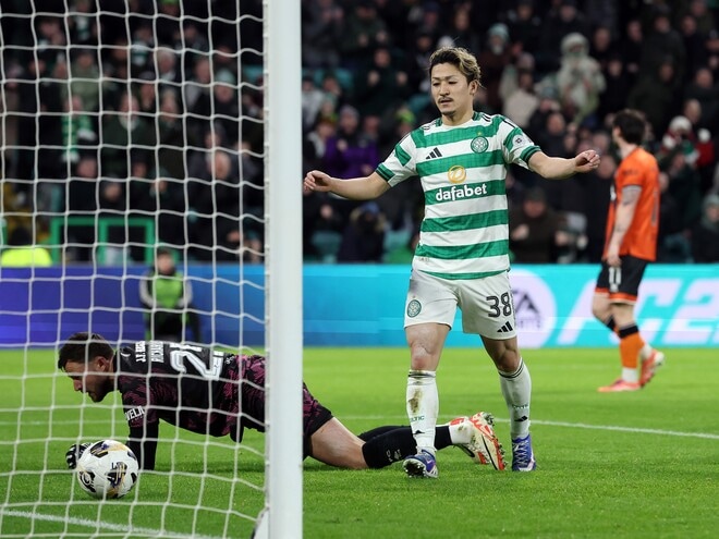 「ストライカーとしての真価を発揮した」5試合ぶりにゴールを決めた前田大然を現地メディアが称賛! セルティック指揮官は残留を熱望「彼を失いたくない」