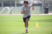 別メニュー調整だった石橋瀬凪が休日返上トレで復活アピール！ 初戦でゴールのドリブラーが誓うGS最終戦での大爆発【現地発】