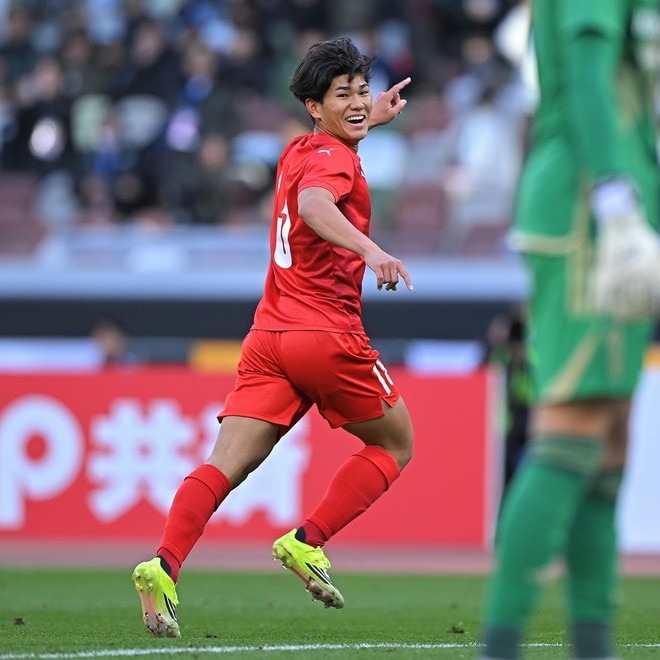 中村俊輔は「技術ありますね、冷静でした」とコメント。神村学園FW日髙元が国立ファイナルで先制弾! 通算7点目で得点ランク単独トップ【選手権・決勝】