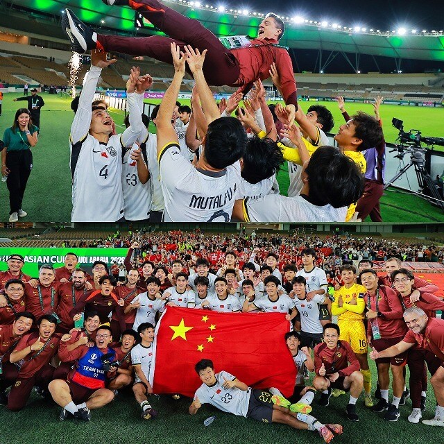 50日無休！努力×努力で決勝へ！中国のスペイン人指揮官が歓喜。大岩J撃破へ徹底分析の様相「日本は強豪だが…」【U-23アジア杯】