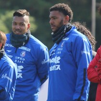 江坂任も“開花”を期待。今年の岡山はルカオ×ポポのコンビでJ１のDFたちを吹っ飛ばしていく