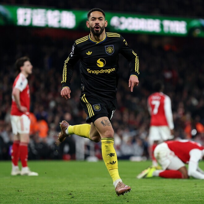 「セレブレーション中の暴言で…」アーセナル戦決勝弾のユナイテッドFWに思わぬ処罰？ 英紙が報じる「FAは試合の価値を落とす明確かつ意図的な不正行為と見ている」