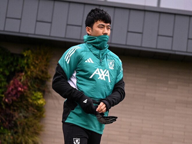 CBが手薄のリバプール、CLで遠藤航が先発か。スロット監督が言及「戦術的な理由も含まれているが…」