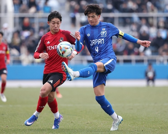 高体連、強し! 宮本周征のPK、臼井蒼悟の巧みなボレー。『NEXT GENERATION MATCH 2026』で高校選抜がU-18J選抜に2-0勝利